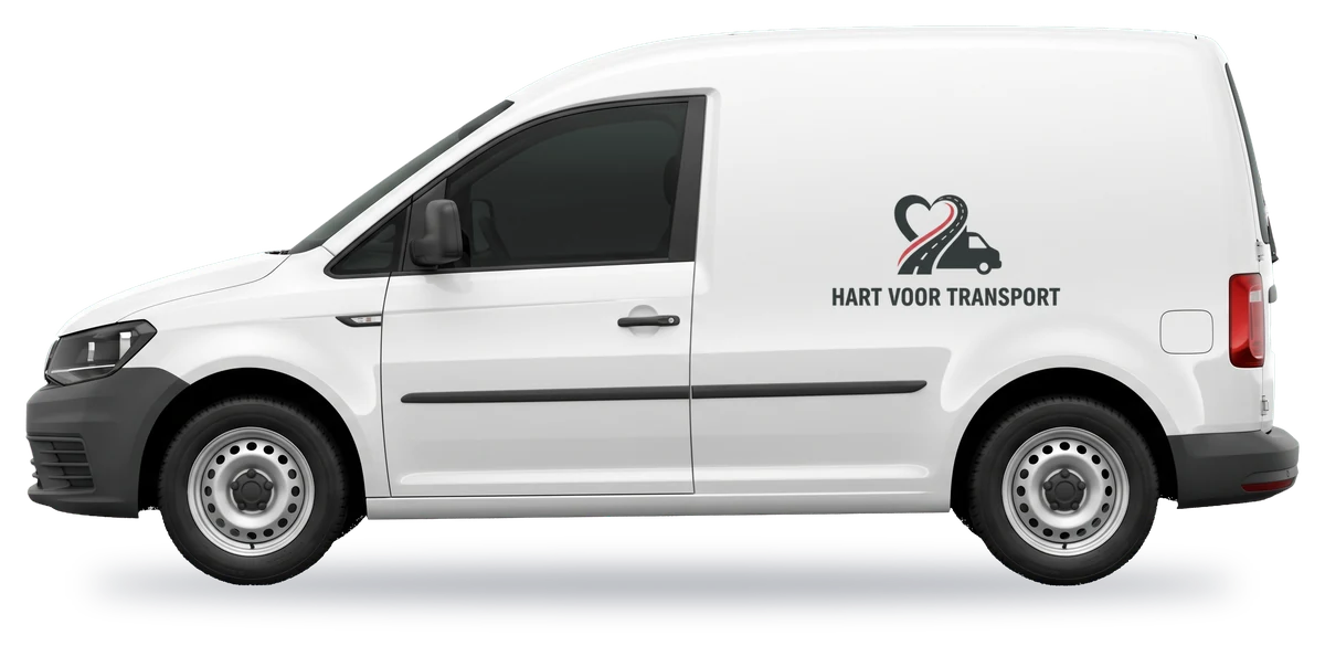 Kleine bestelbus van Hart voor Transport
